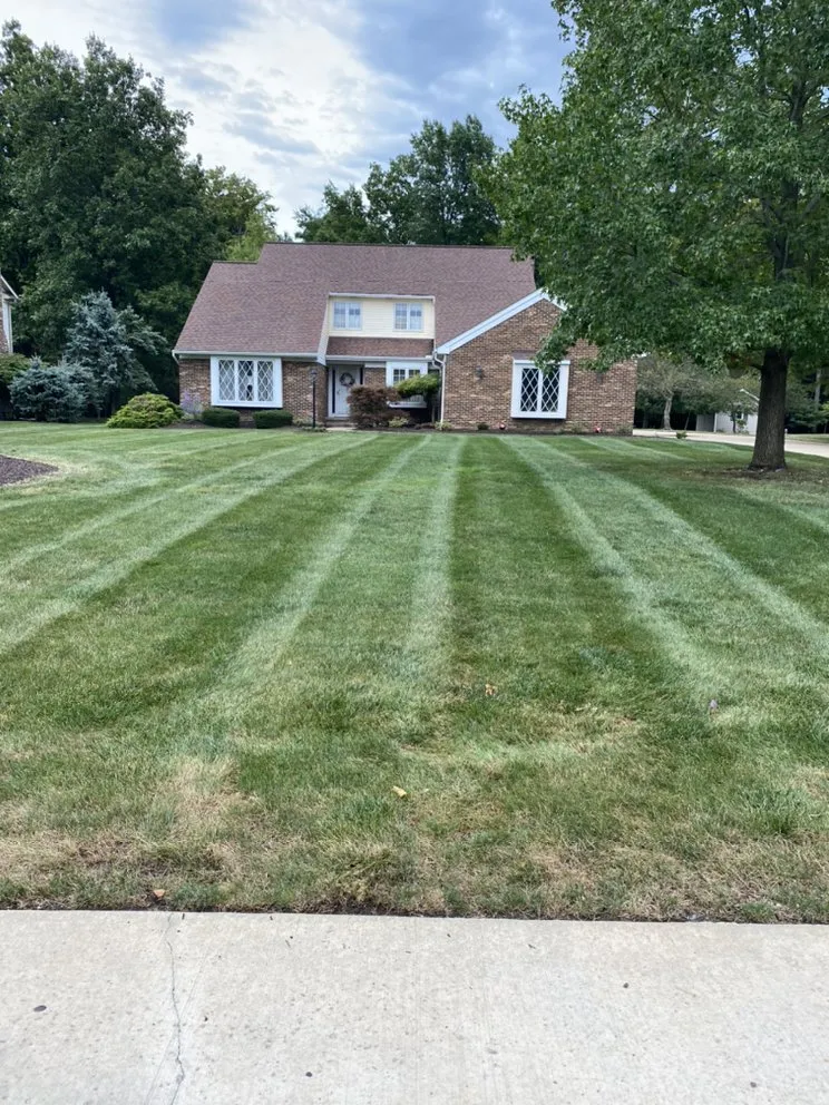Affordable lawn mowing service for beautiful yards in Painesville, OH by Junior's Professional Lawn Services & Construction