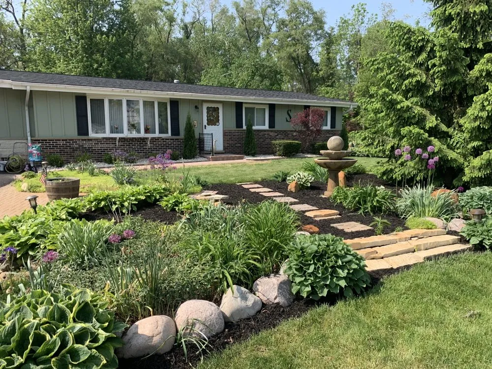 Local garden landscaping for residential properties in Lake Villa, IL by Juniper Landscaping