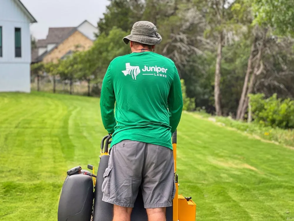 Professional outdoor landscaping for residential properties across Liberty Hill, TX - Juniper Lawns