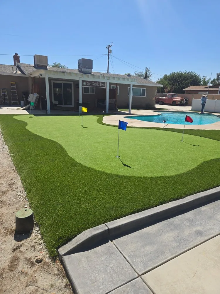 Expert outdoor landscaping in Victorville, CA by Junk and Lawn HD