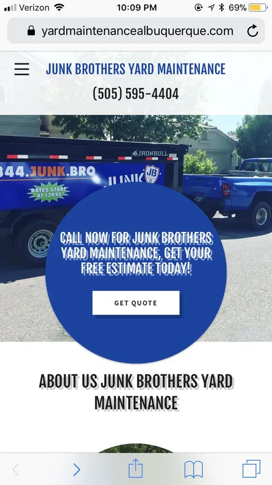 Custom residential landscaping for residential properties across Albuquerque, NM - Junk Brothers Yard Maintenance