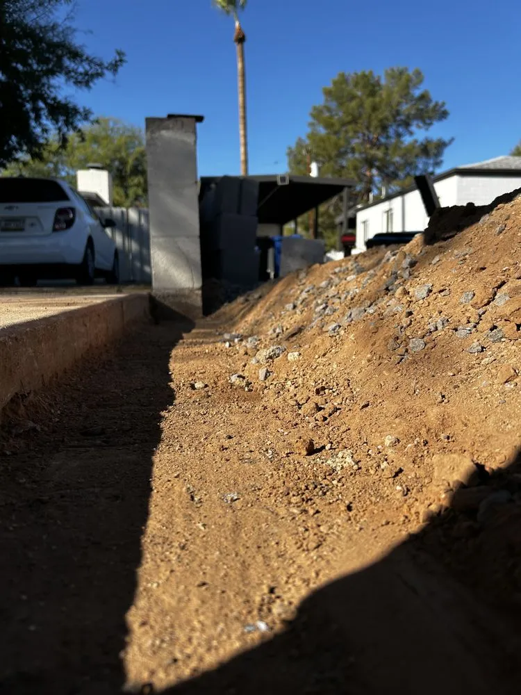 Custom outdoor landscaping for residential properties in Phoenix, AZ by Junk In Junk Out Removal Services