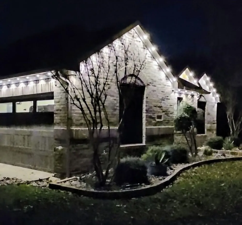 Custom garden landscaping with custom design in Celeste, TX by Junk Monkey