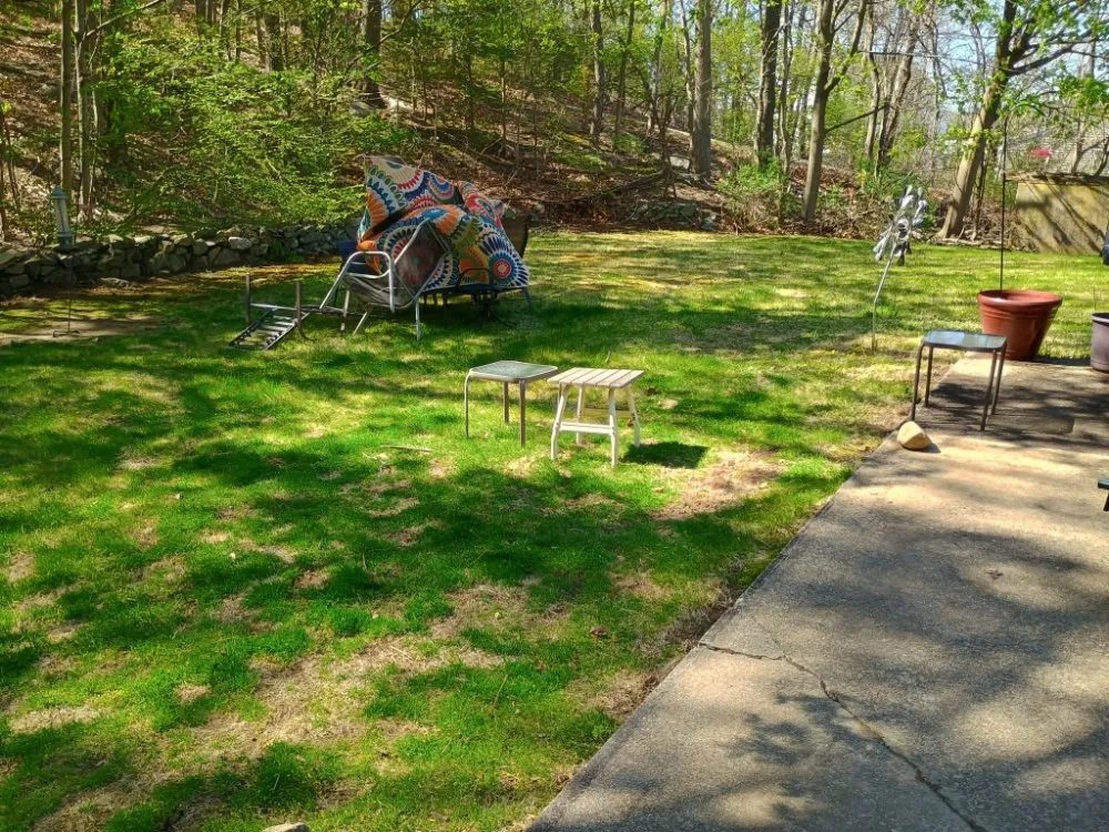 Custom lawn mowing service for beautiful yards in North Billerica, MA by Juno's Landscaping