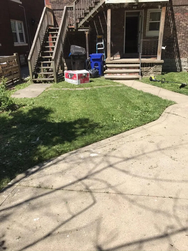 Professional lawn mowing service with custom design in Cleveland, OH by Junscape Landscaping