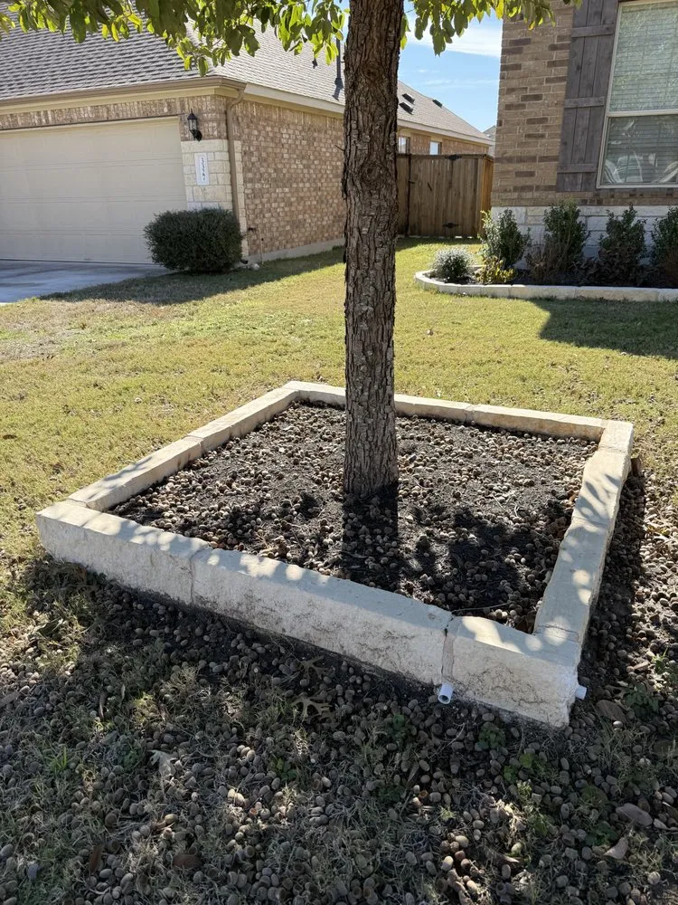 Custom yard maintenance for residential properties in Hutto, TX by Jurados Landscaping
