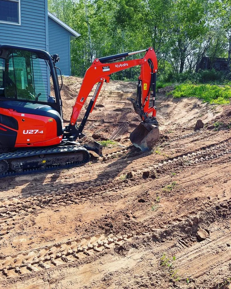 Affordable garden landscaping for homes in Moose Lake, MN by Jusczak Landscapes & Excavating