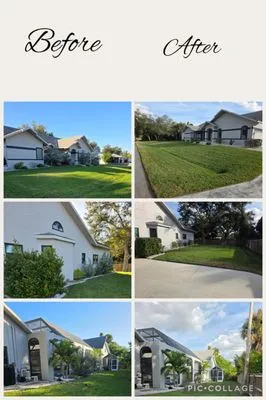 Just A Few Friends Lawn Care Logo