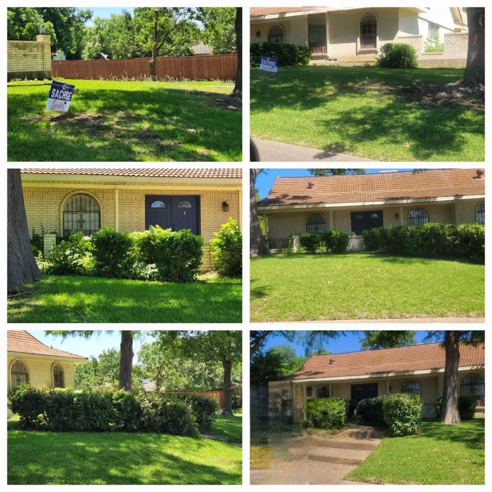 Custom landscape installation in Rowlett, TX by Just Ask Homecare