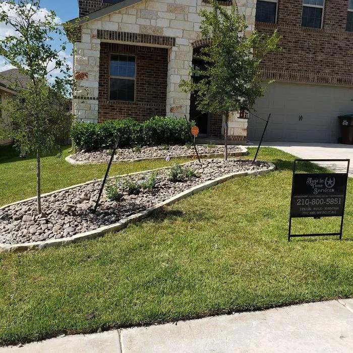 Local garden landscaping in Stockdale, TX - Just In Time Services