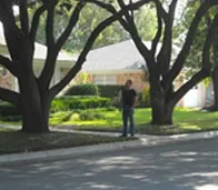 Affordable landscape design with custom design in Hurst, TX by Just-in-time Tree Service