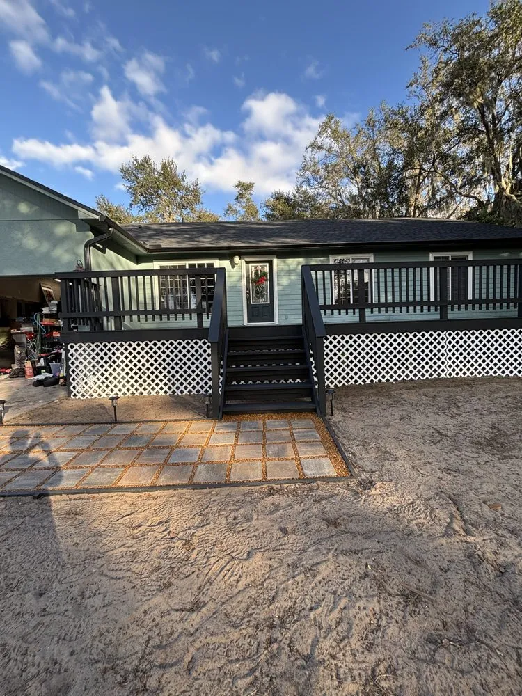 Expert outdoor landscaping in Belleview, FL by Just-N-Time Home Services & Removal