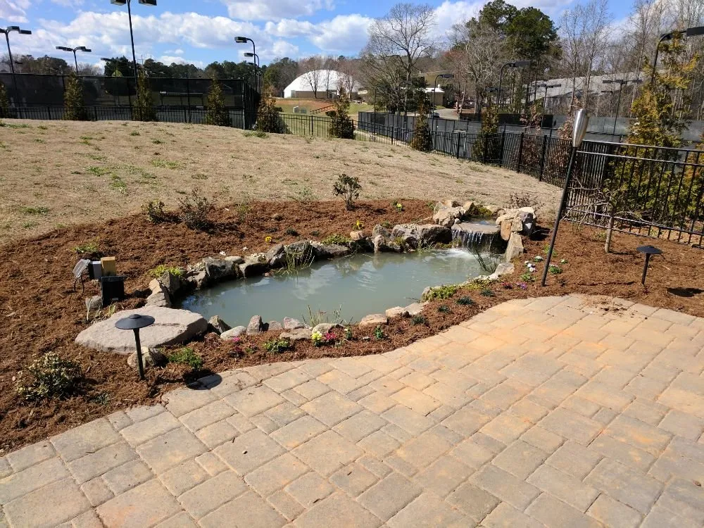 Custom landscape design near you in Wake Forest, NC by Just Pondering