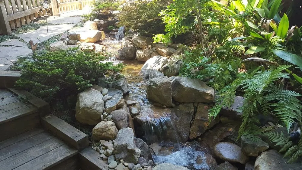 Professional garden landscaping for residential properties in Wake Forest, NC by Just Pondering