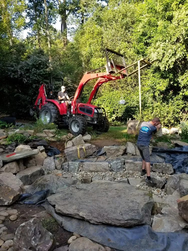 Trusted yard maintenance with custom design in Wake Forest, NC by Just Pondering