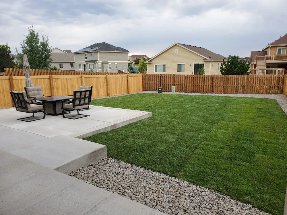 Custom garden landscaping in Centennial, CO - Just Sod