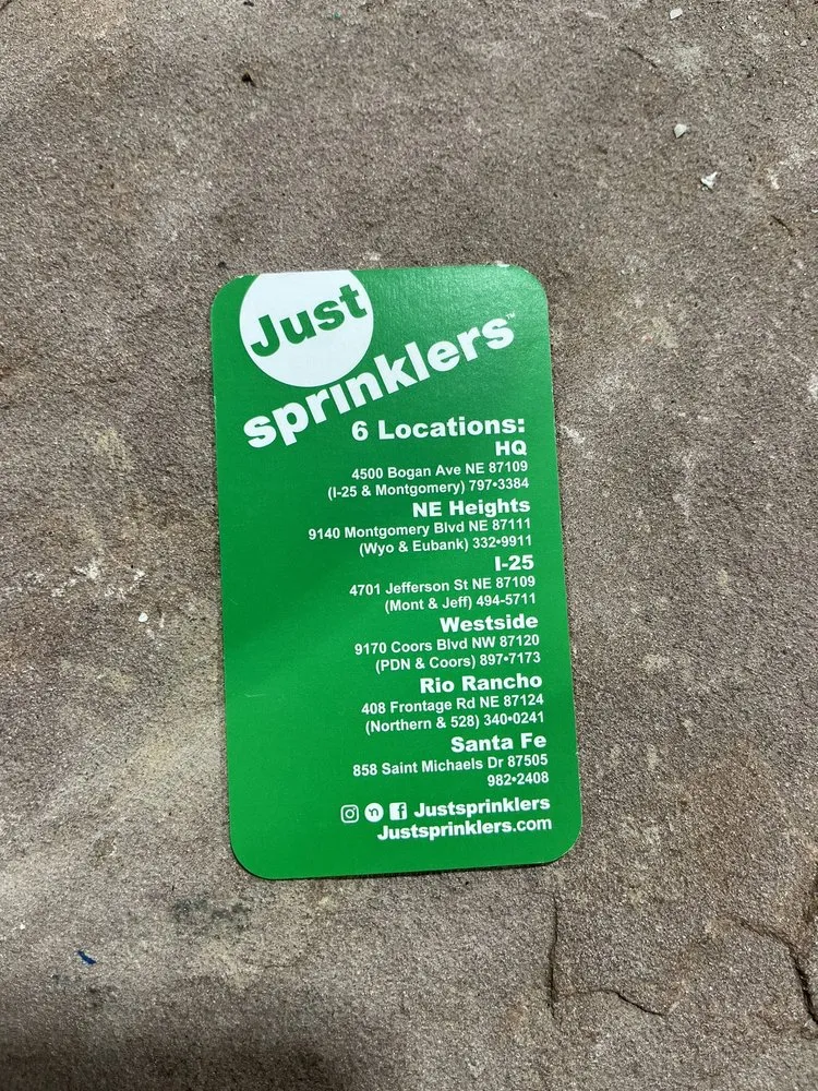 Local yard cleanup service in Albuquerque, NM by Just Sprinklers - HQ