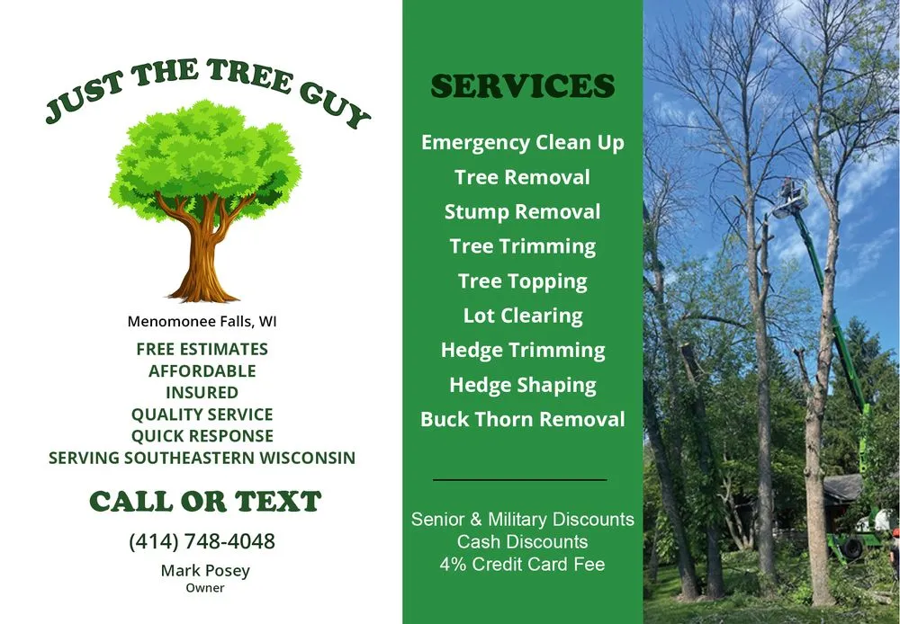 Reliable garden landscaping experts serving Menomonee Falls, WI - Just The Tree Guy