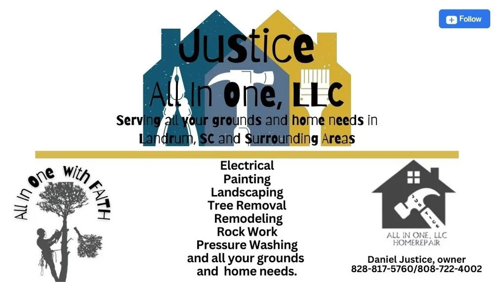 Professional yard cleanup service in Landrum, SC by Justice