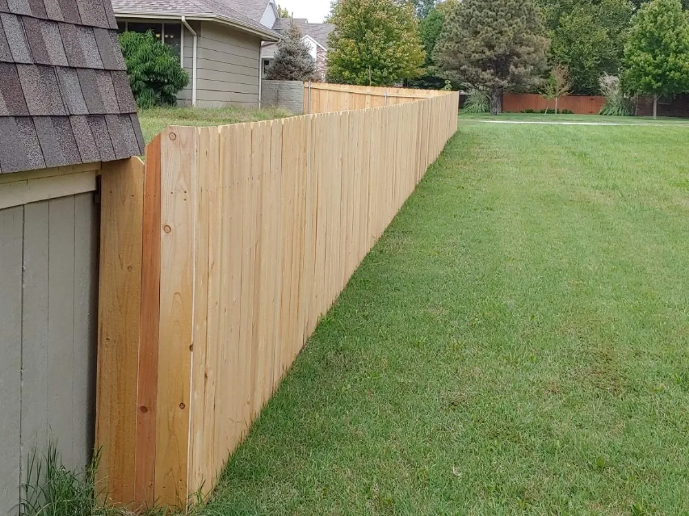 Custom outdoor landscaping with custom design across Wichita, KS - Justin Empire Fences