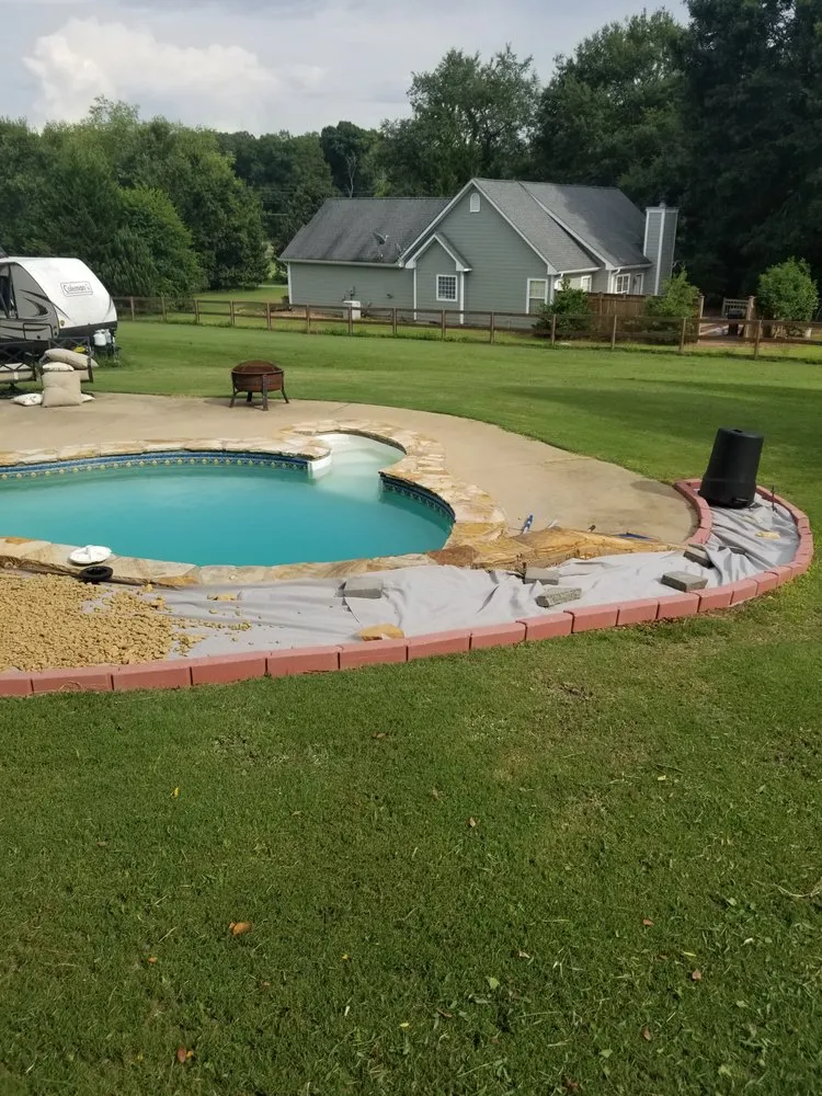 Affordable landscape design in Kingston, GA by Justin Time Lawn Care