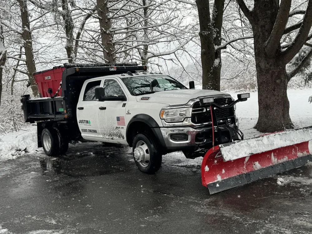 Custom lawn mowing service with custom design across Lawrence Township, NJ - Justin Tree Services & Lawn Care