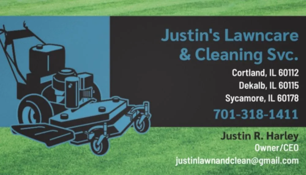 Affordable lawn mowing service experts serving Cortland, IL - Justin's Lawncare