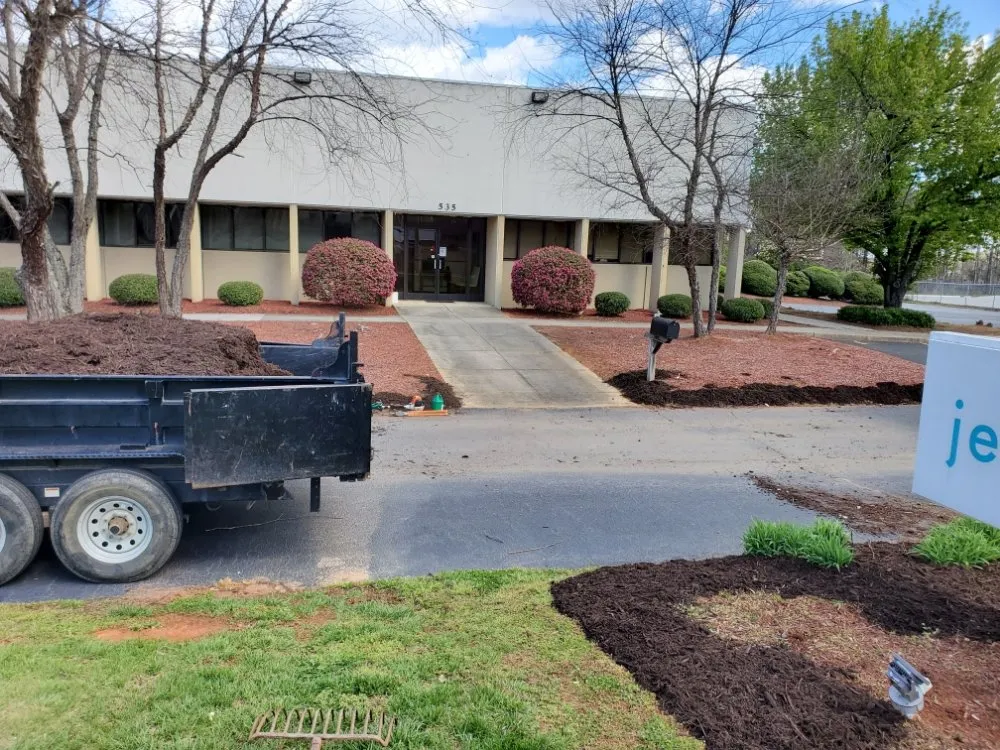 Expert lawn care service for residential properties in Trinity, NC by Justus Landscaping
