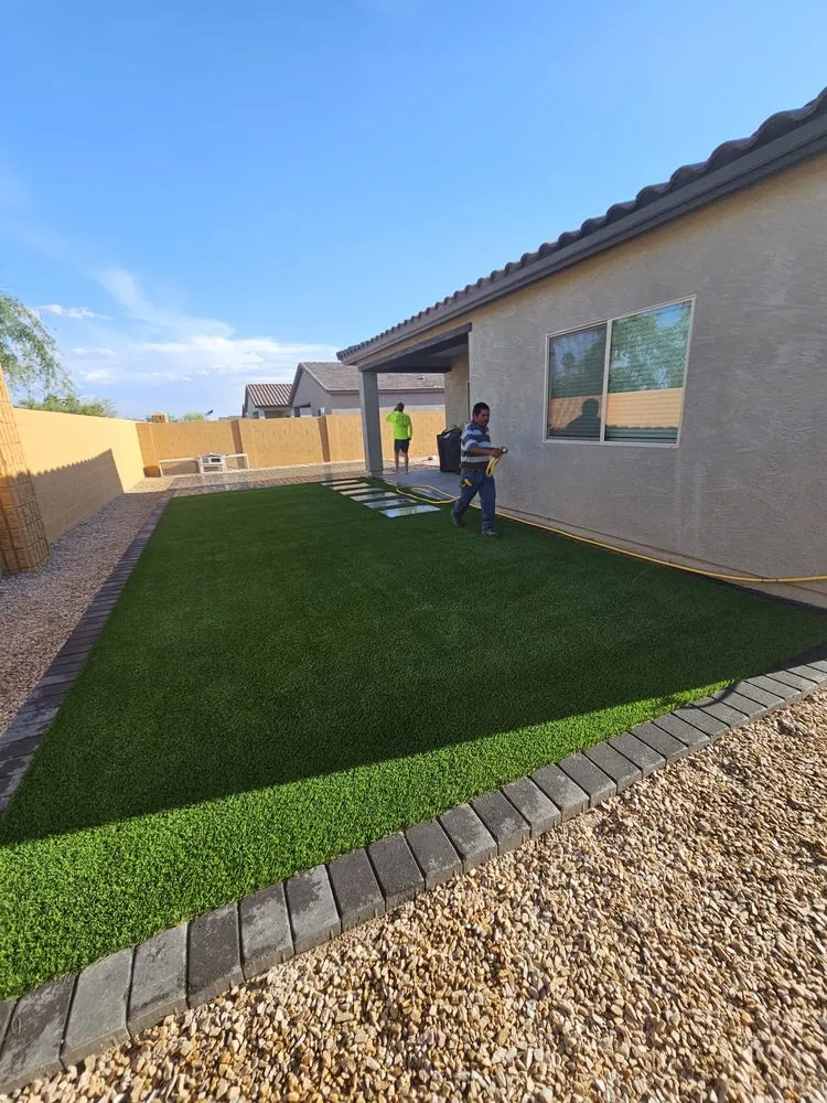 Local lawn care service with custom design across Casa Grande, AZ - JV & G Landscapes
