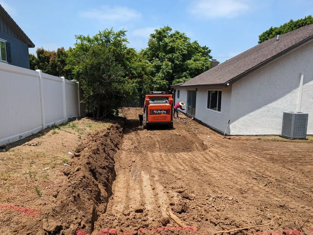 Custom landscape installation for outdoor upgrades across Chino, CA - JV Clean Up