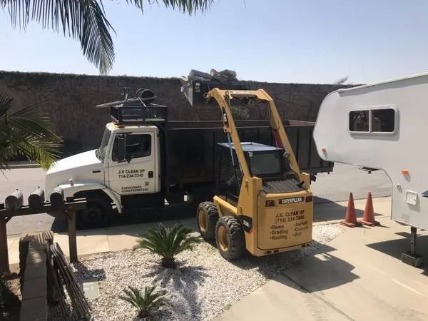 Custom outdoor landscaping in Chino, CA - JV Clean Up