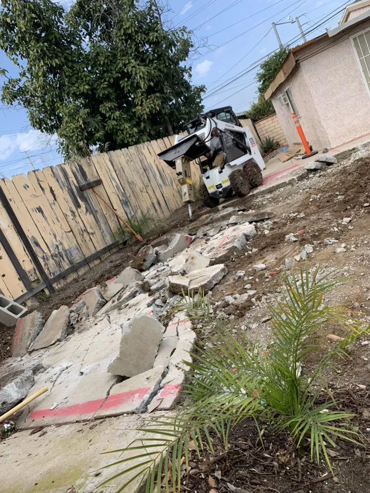 Custom landscape installation in Chino, CA - JV Clean Up