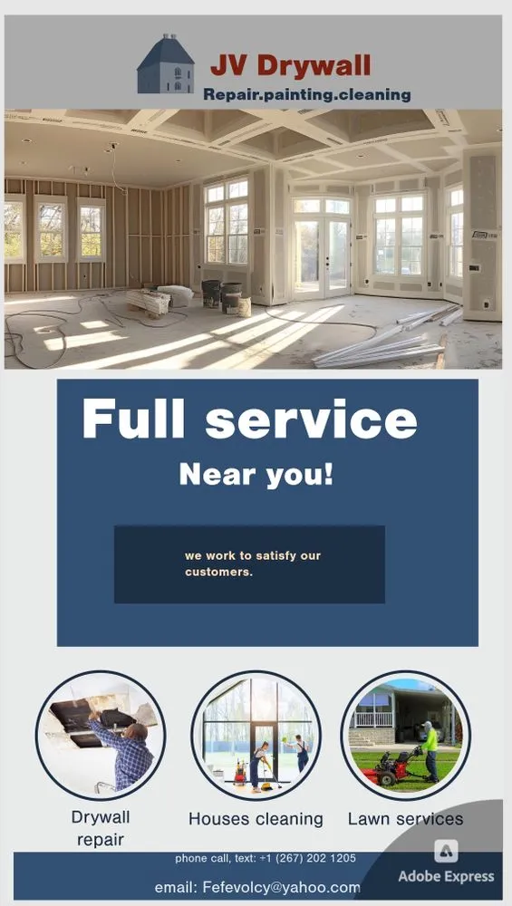 Reliable garden landscaping for homes in Morrisville, PA by JV Drywall