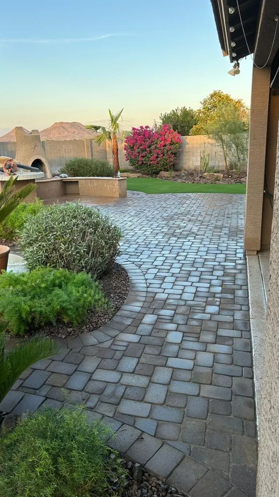 Custom outdoor landscaping in Phoenix, AZ by Jv In-Ex Design