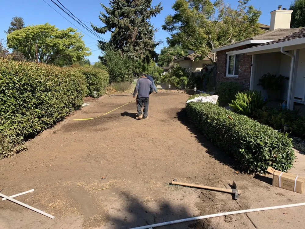 Custom lawn mowing service with custom design across Redwood City, CA - JV Landscaping