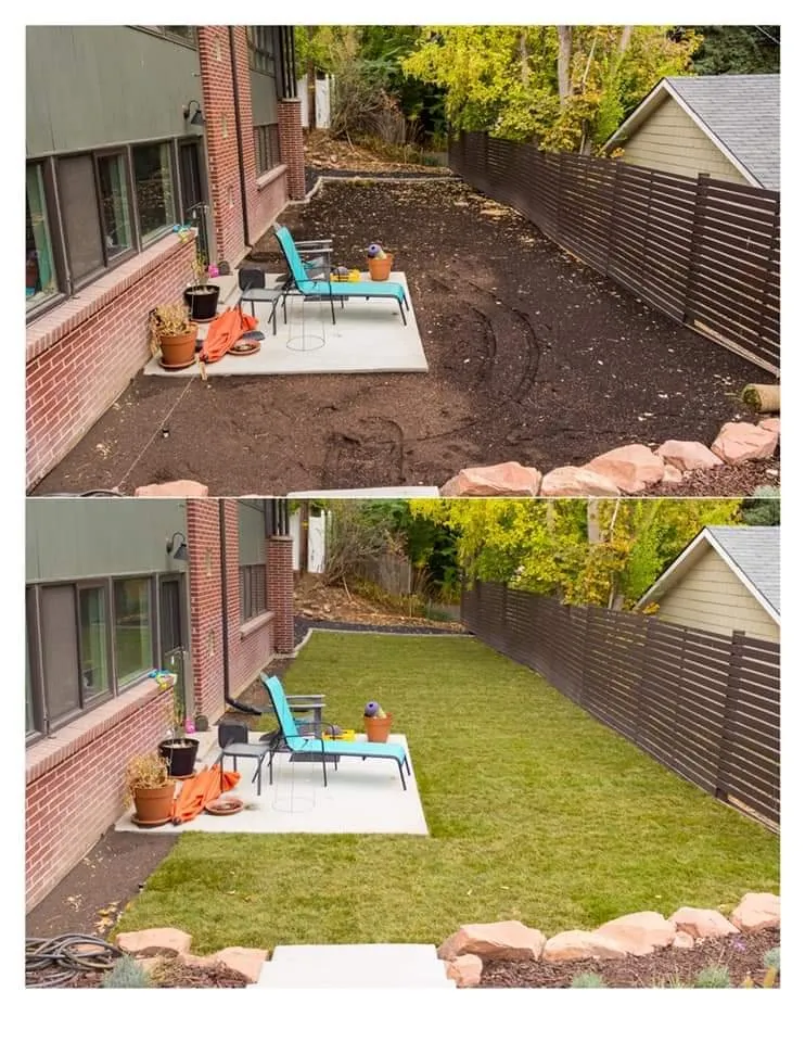 Custom landscape installation for beautiful yards in Riverton, UT by JV Landscaping