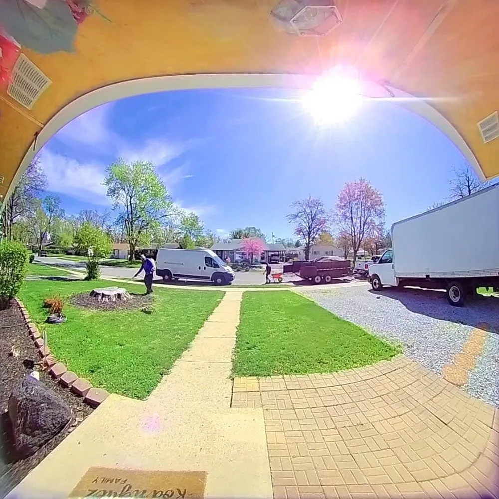 Professional garden landscaping for residential properties in Indianapolis, IN by J&V Lawncare