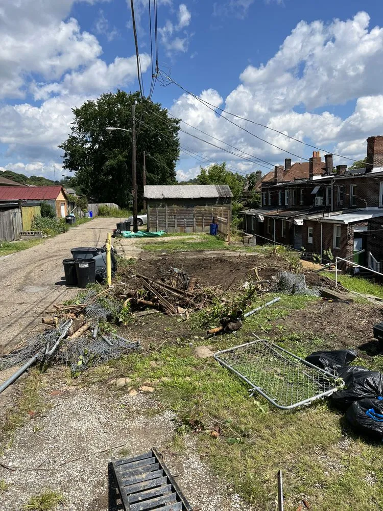 Custom yard cleanup service for year-round maintenance in Pittsburgh, PA by J&V Services