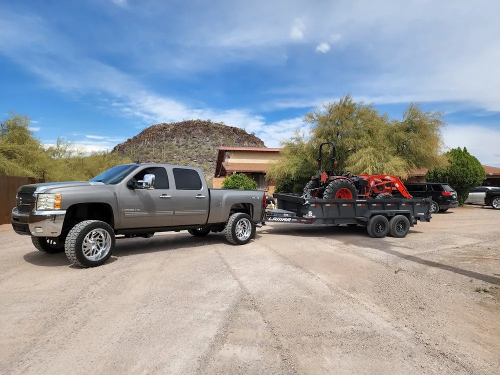 Professional lawn mowing service for residential properties across Tucson, AZ - JV Trailer Rental