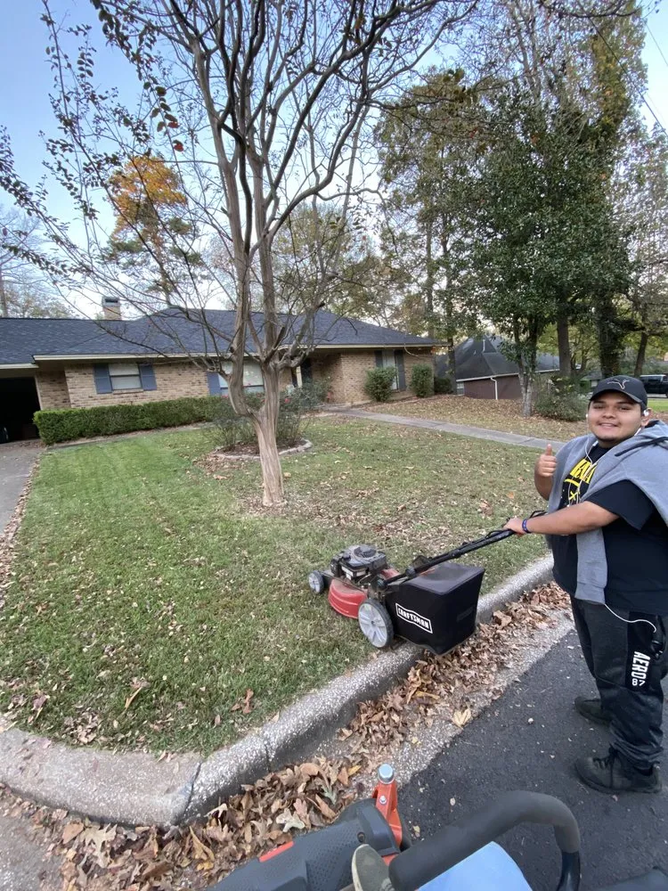 Custom landscape installation for outdoor upgrades in Nacogdoches, TX by J&W Mowing