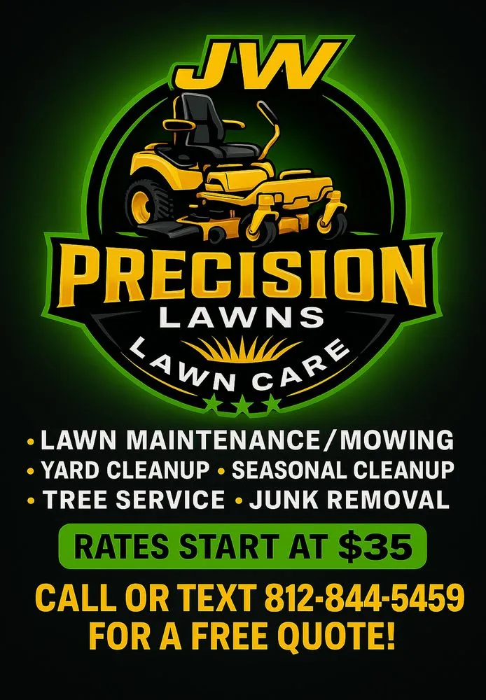 Reliable lawn mowing service in Salem, IN by JW Precision Lawns