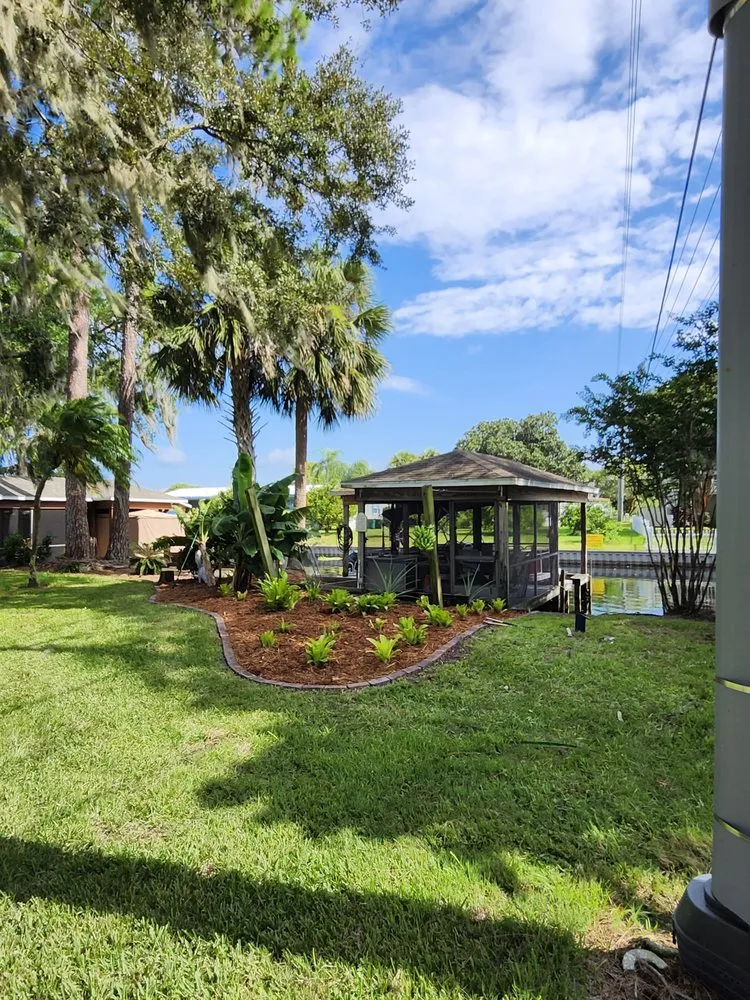 Local landscape installation in Eustis, FL - JW 's Home and Land Solutions