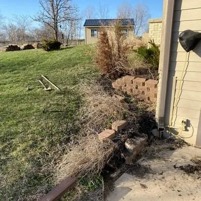 Custom yard maintenance with custom design in Des Moines, IA by JWN Property Services