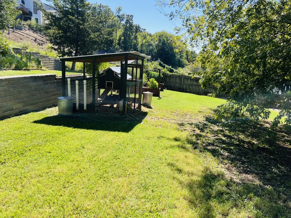 Professional lawn mowing service with custom design in Tulsa, OK by JZ Yards Outdoor Services