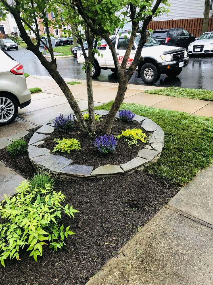 Custom landscape installation in Reston, VA by JZL Landscaping Services