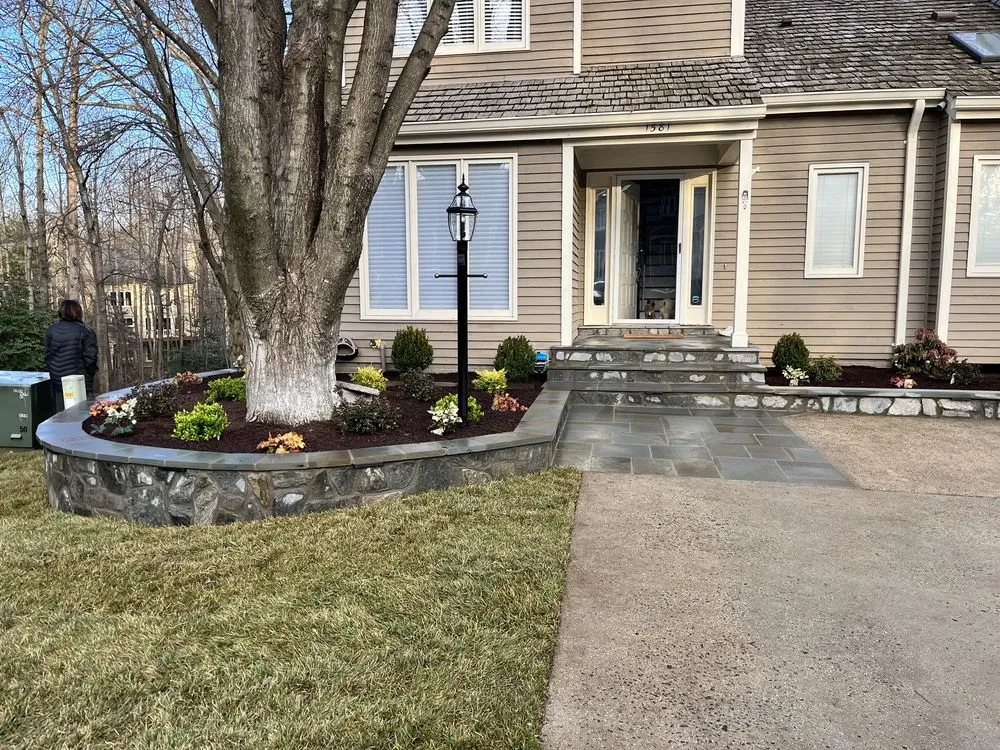 Affordable landscape design for beautiful yards in Reston, VA by JZL Landscaping Services