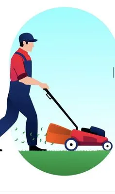 K & A Lawn Mowing Logo