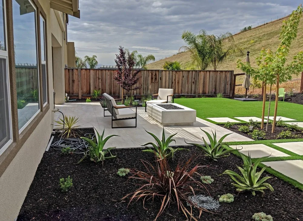 Professional garden landscaping for beautiful yards across Pleasanton, CA - K & B Landscape Services