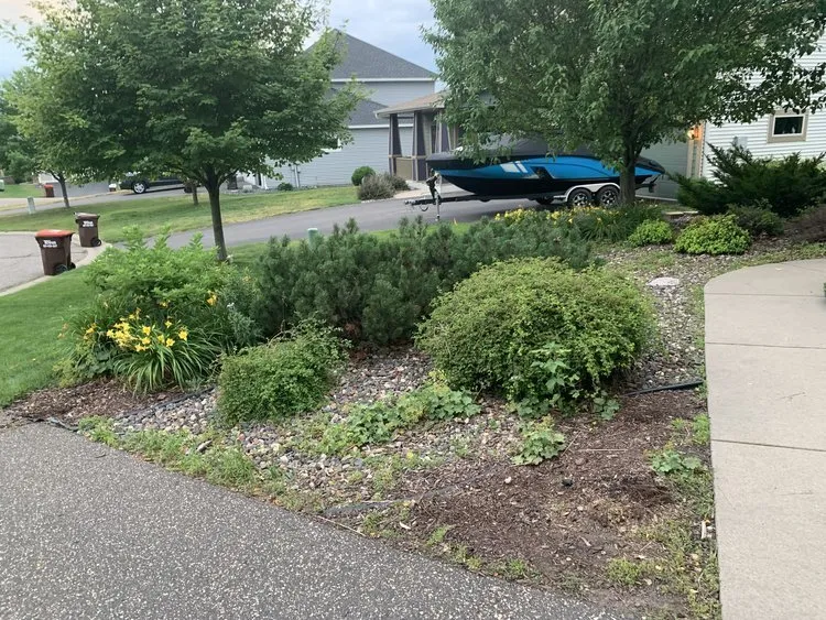 Professional garden landscaping in White Bear Lake, MN by K & B Solutions