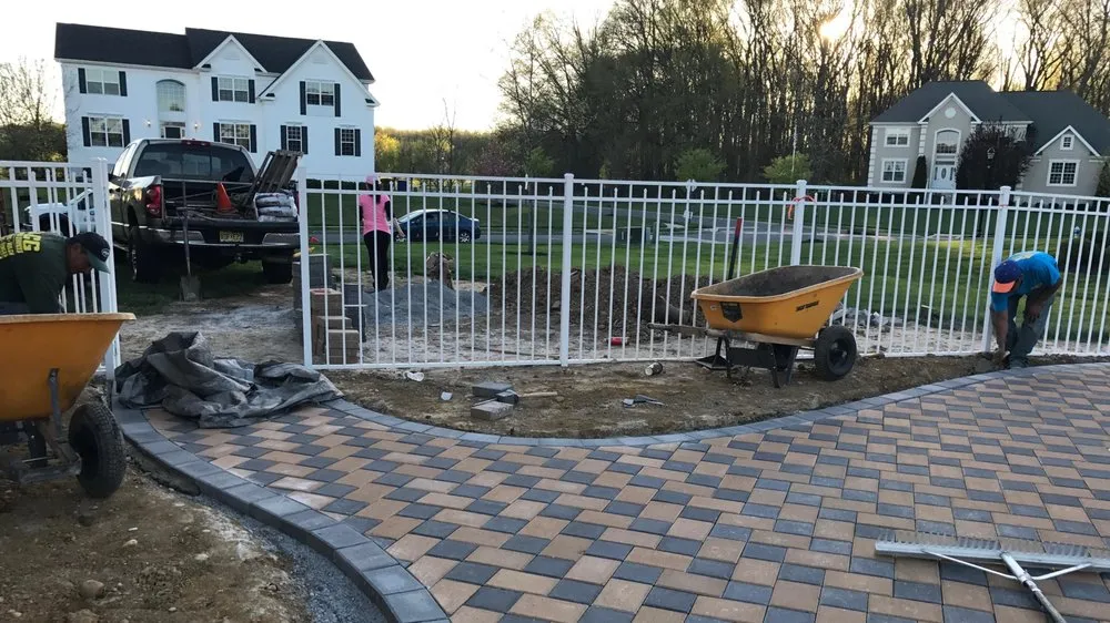 Custom landscape design with custom design across Hamilton Township, NJ - K & CG Landscaping Services